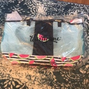 RARE!! Thirty one clear tote, watermelon